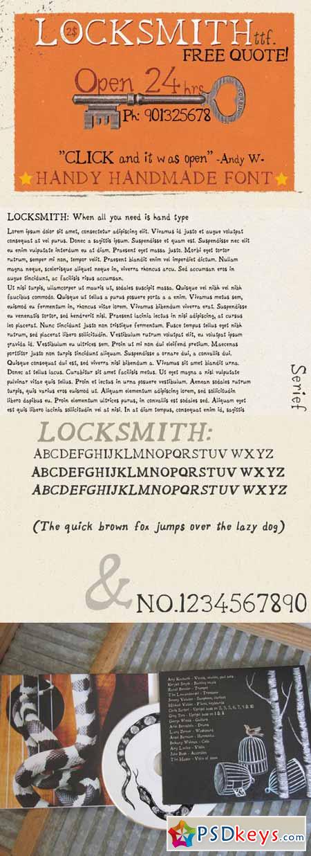 Locksmith Font 27568
