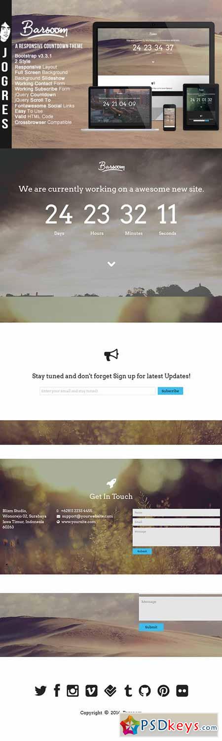 Barsoom - Responsive Countdow Theme 136019