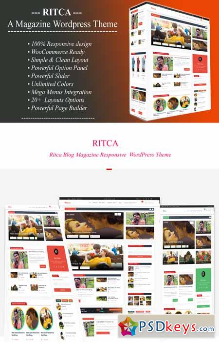 Ritca Blog Magazine WordPress Theme 383839