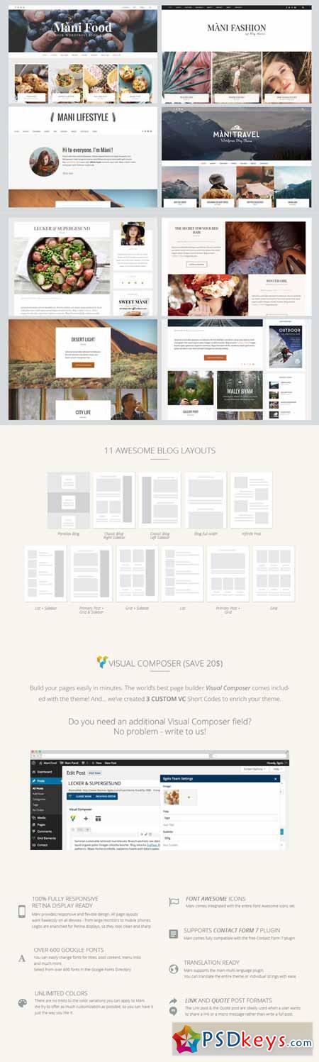 Mani - MultiPurpose Wordpress Blog 257751