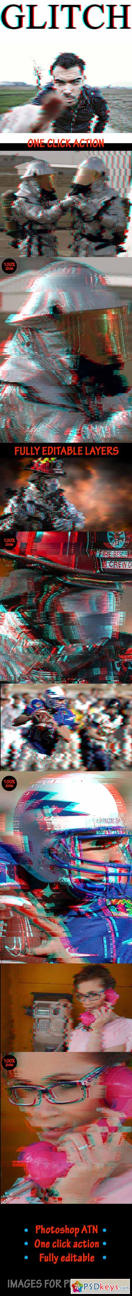 Glitch Photo Effect 13087951