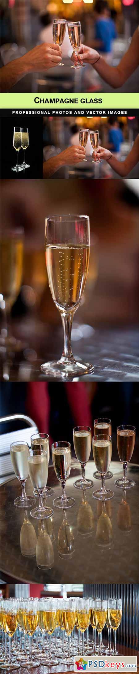 Champagne glass - 5 UHQ JPEG
