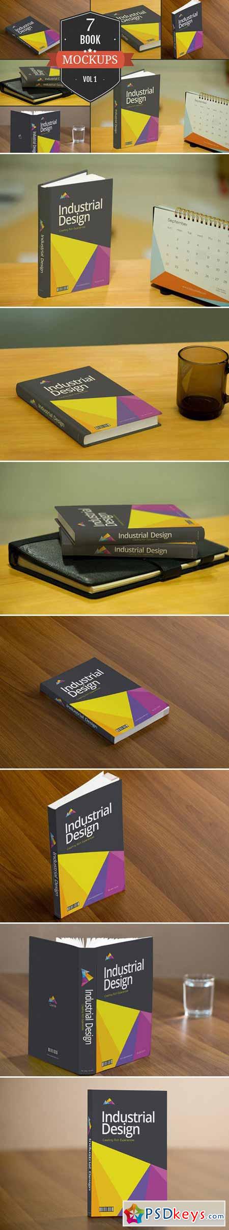 Book Cover PSD Mockups Vol. 1 386255