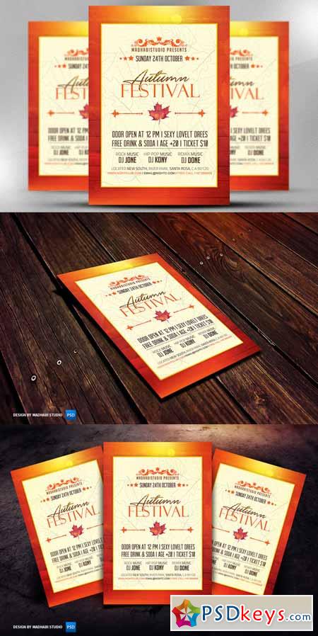 Autumn Festival Flyer Template 392687