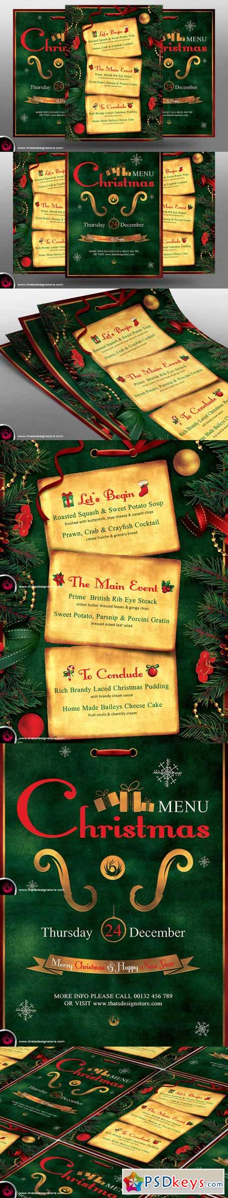 Christmas Menu Template V2 392586