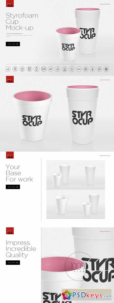 Styrofoam Cup Mock-up 391749