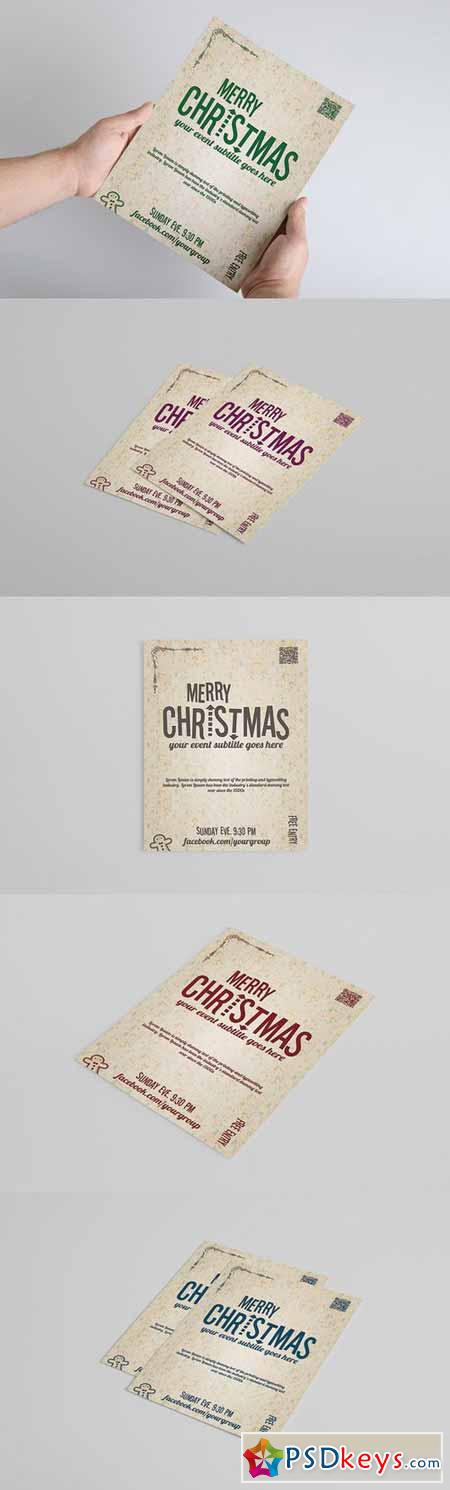 Christmas FLYER template 393439