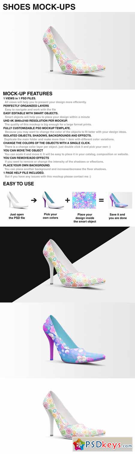 Shoes Mockup - High Heels Mockup 388881