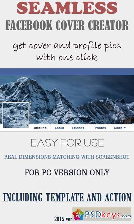 Facebook Seamless Cover and Profile Image Maker 13201894