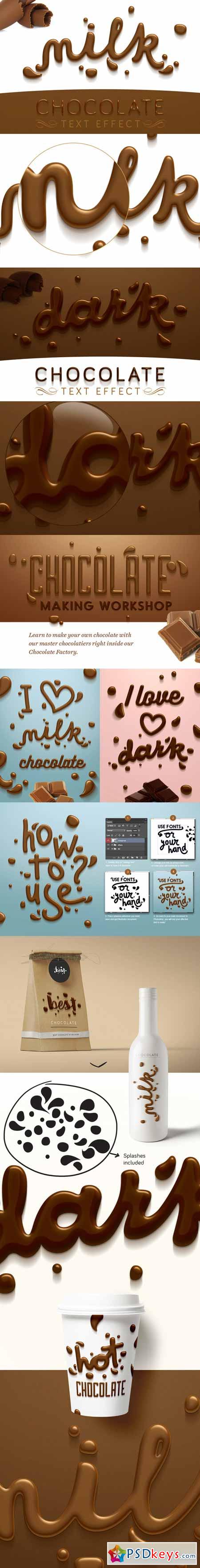 Chocolate text effect 394358