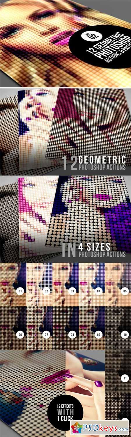 12 Geometric Photoshop Actions 02 17355