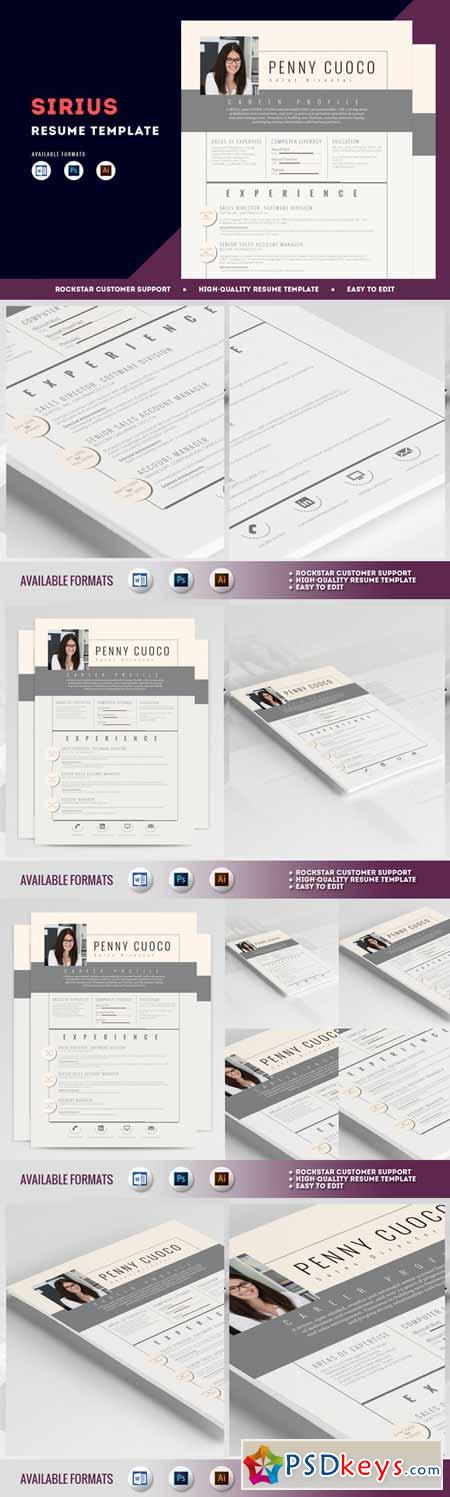 Resume Template Sirius 394248