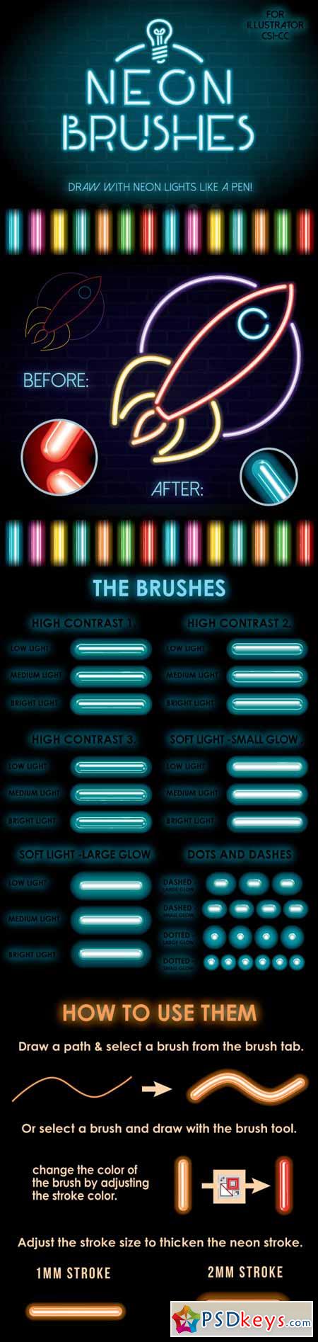 Neon Brushes 13195623