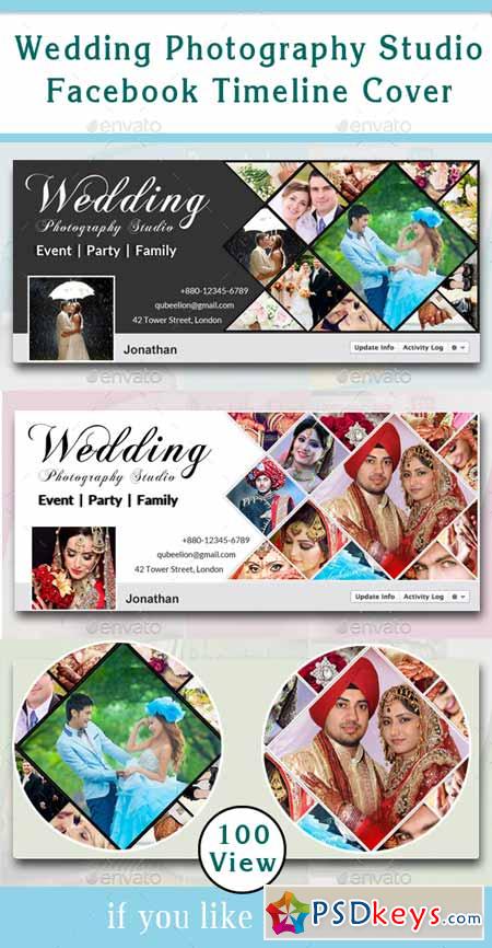 Wedding Photography Studio FB Timeline Cover 13232096