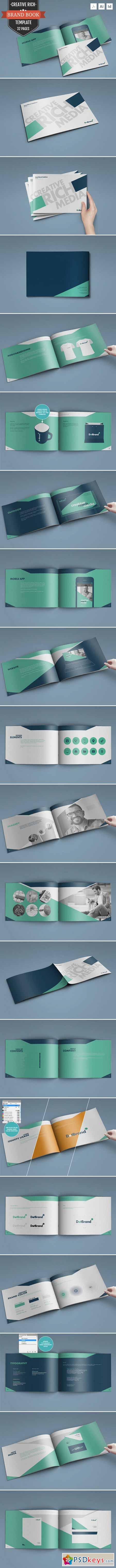 Creative Rich-Brand Book Template 395558