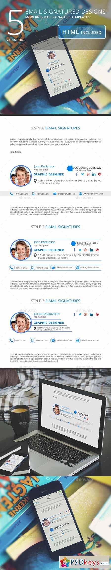 Download Email Signature Templates 13021252 Free Download Photoshop Vector Stock Image Via Torrent Zippyshare From Psdkeys Com