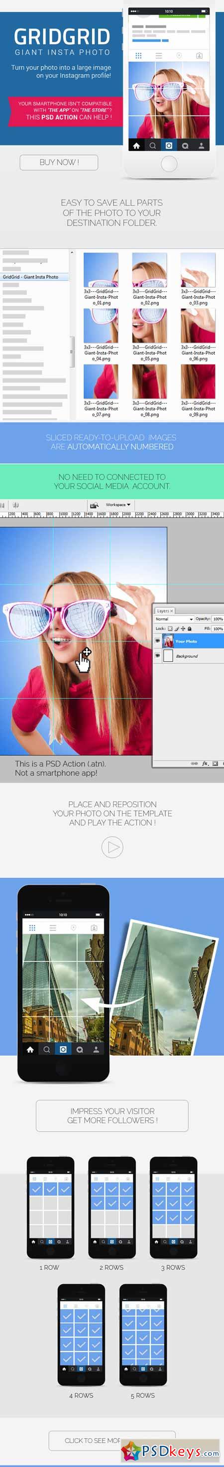 GridGrid - Create Giant Image on Instagram 13256950