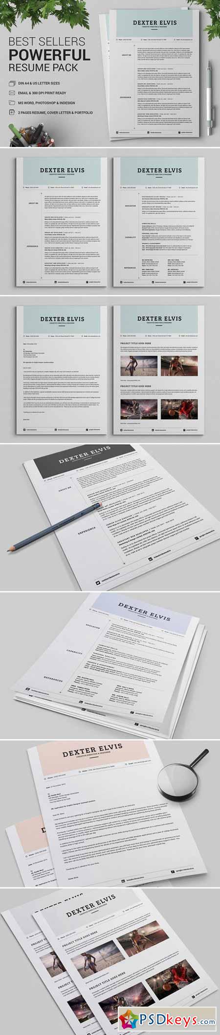 Best Sellers 2 Pages Powerful Resume 401390