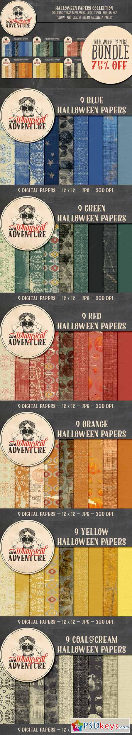 Halloween Papers Bundle 406129