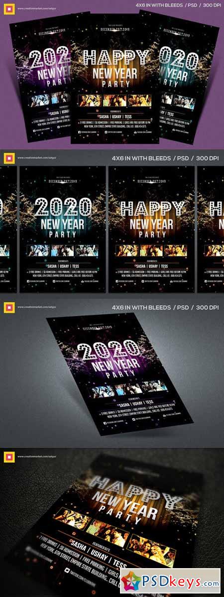 New Year Party Flyer V4 403158