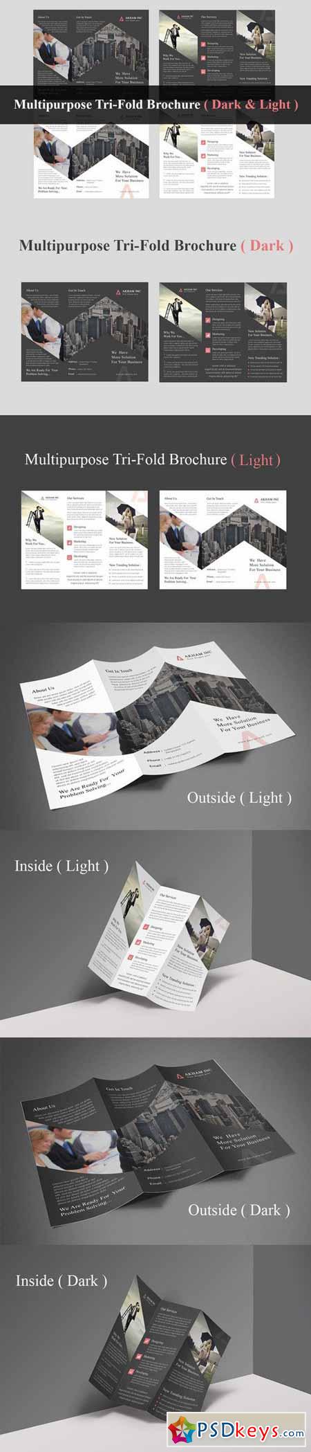 Multipurpose Tri-Fold Brochure 406449