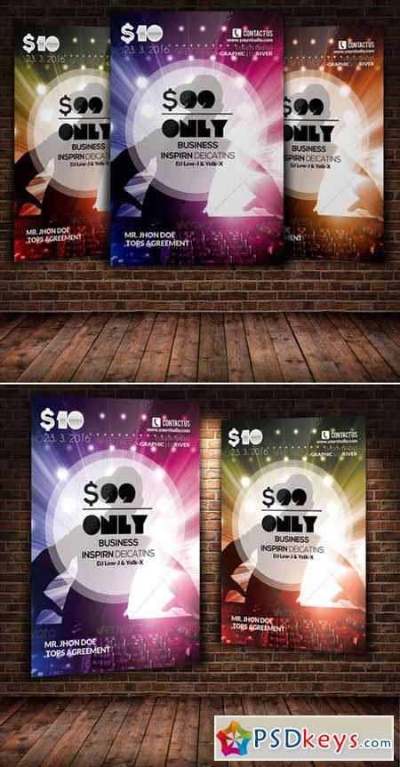 DJ Party Flyer Template 406886