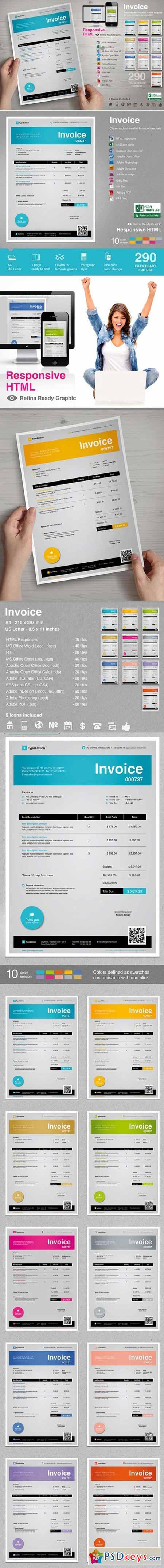 Invoice Stationery Template 407743