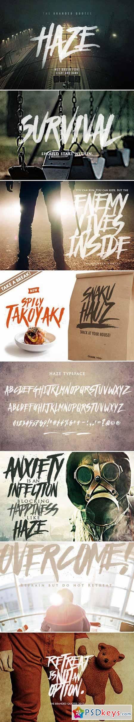 Haze Typeface 407955