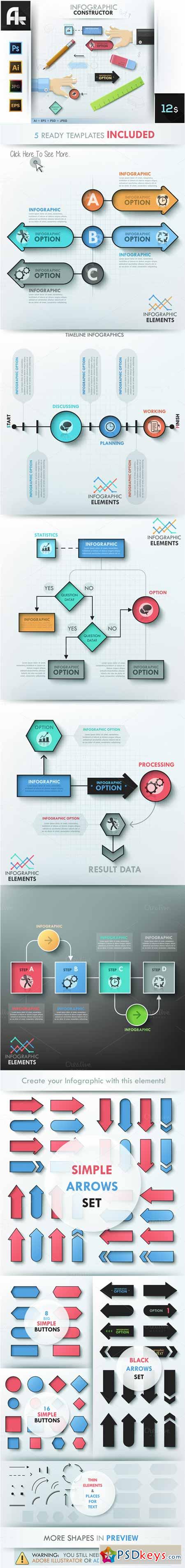 Infographic Constructor Set 1 408059