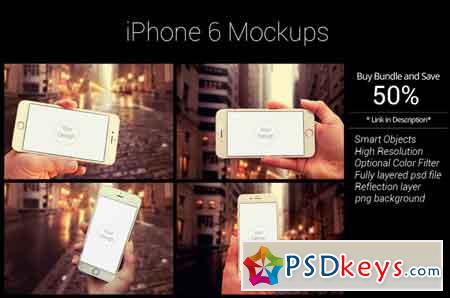 iPhone 6 Mockup Bundle 411799