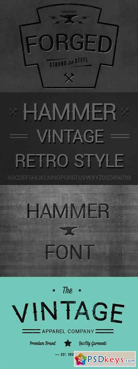 Hammer Font 366921