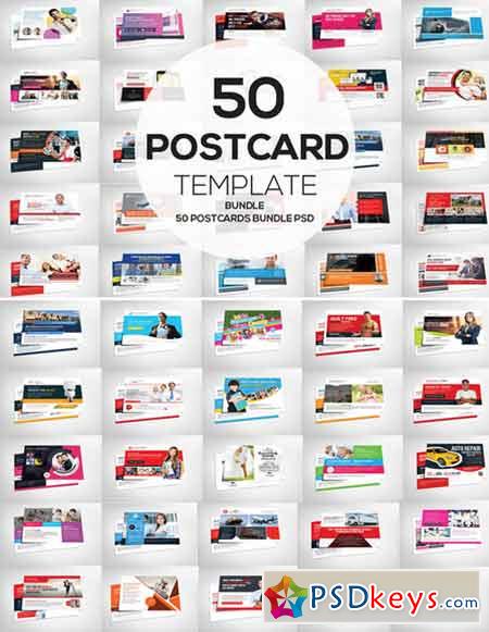 50 Business Postcard Bundle 413480