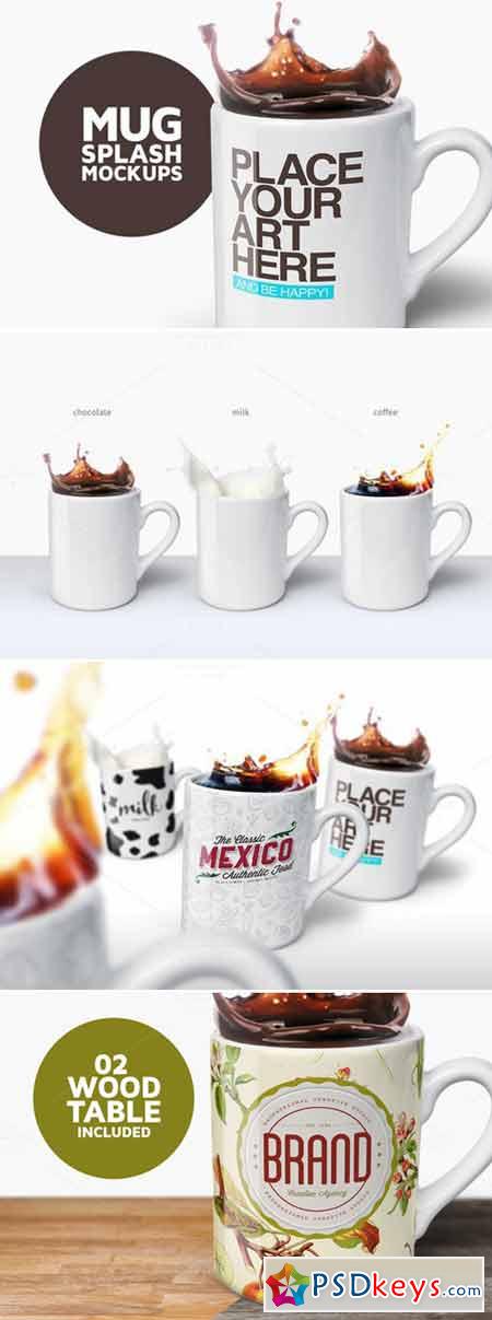 Mug Splash Mockups 413697