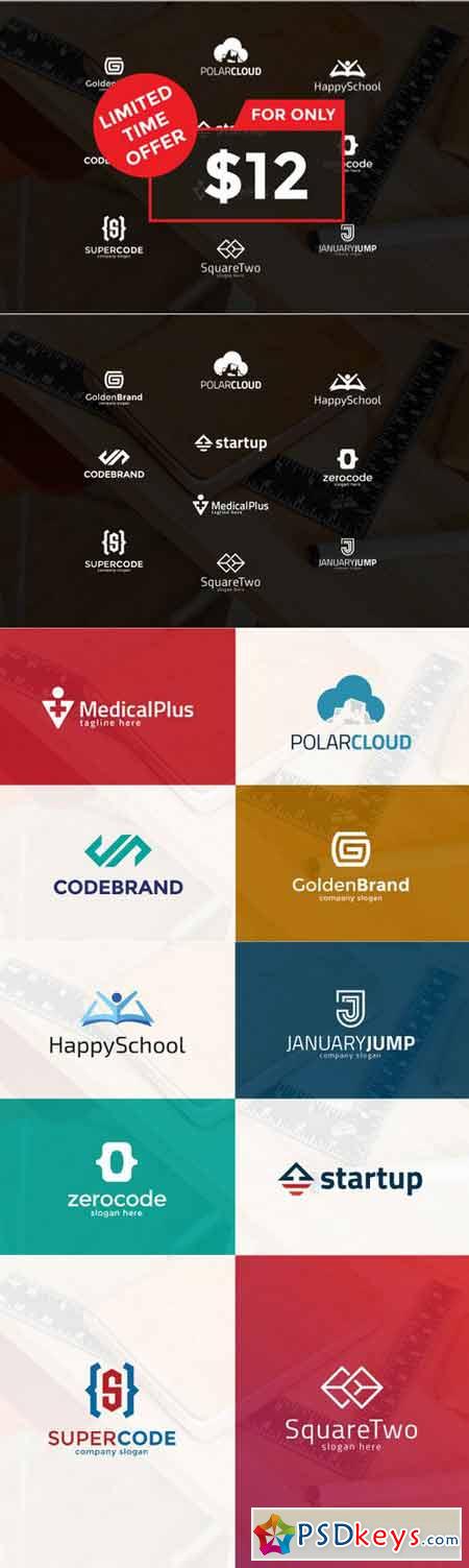 10 Clever Logo Bundle 402402