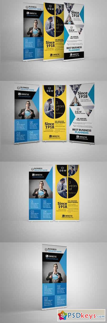 3 Roll-up Banners Bundle 404525