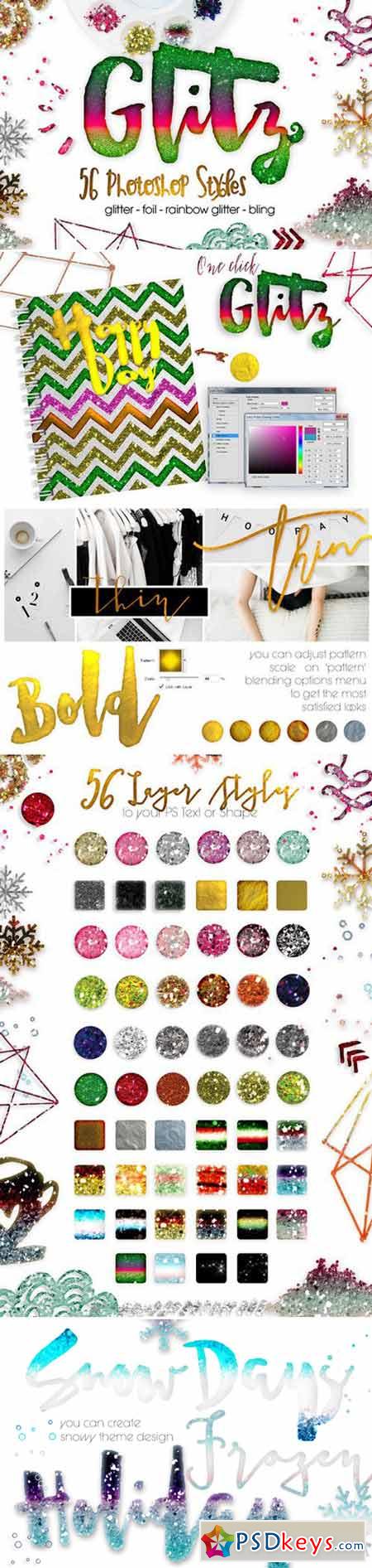 Glitz, 56 Photoshop Styles 421554