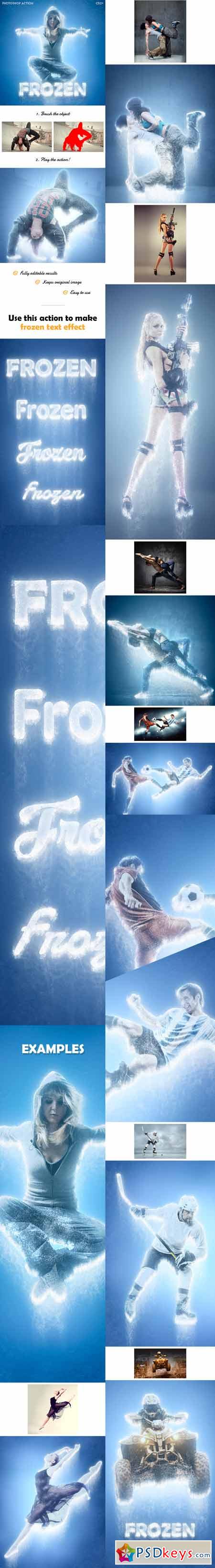 Frozen - Ice Photoshop action 13499885