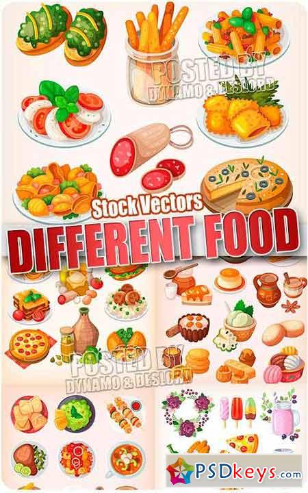 Different Food 2 - Stock Vectors