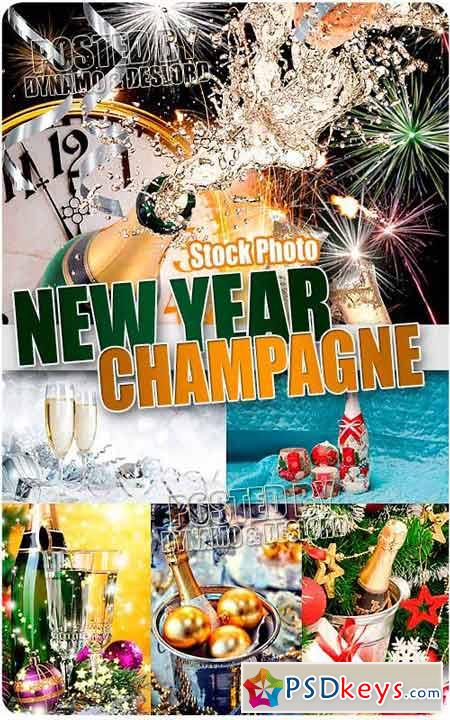 New Year Champagne - UHQ Stock Photo