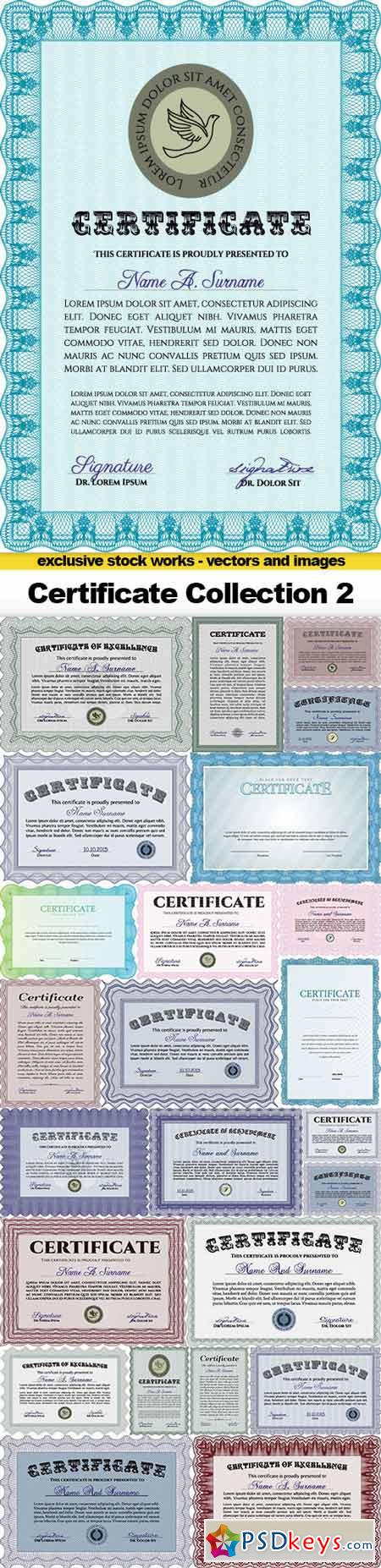 Certificate Collection 2 - 25x EPS