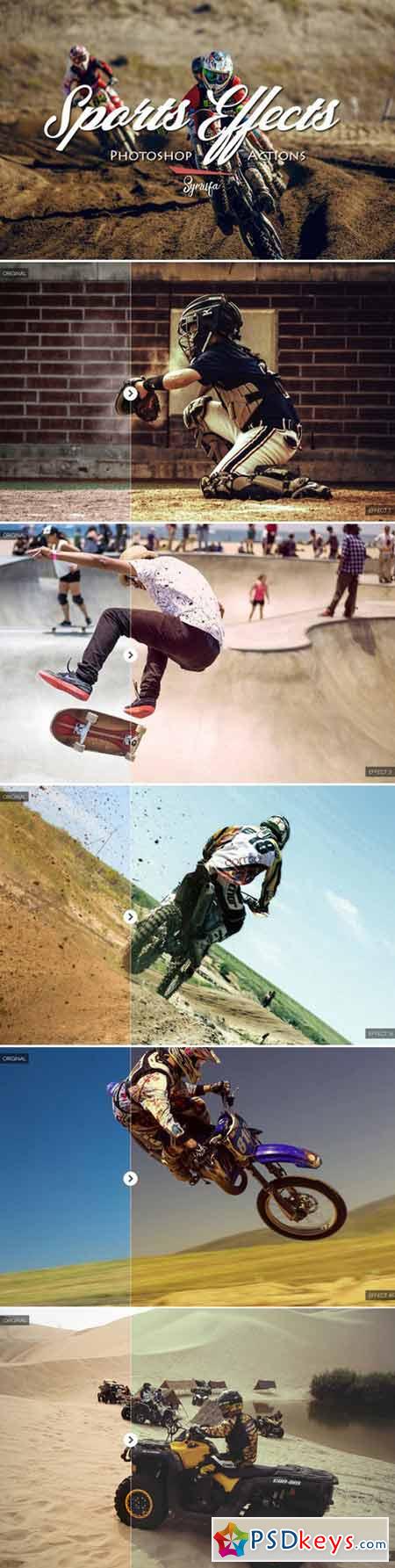 50 Sports Effect Photoshop Actions 419580