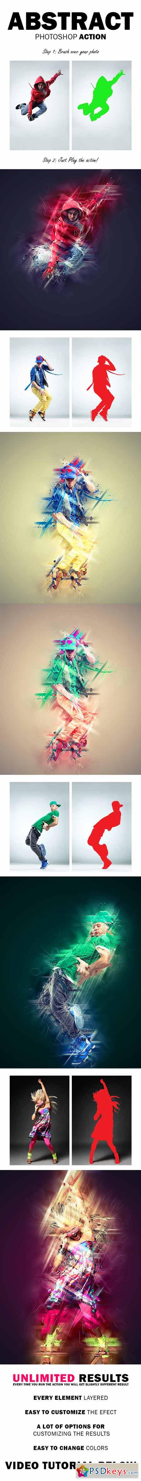 Abstract Photoshop Action 12688521