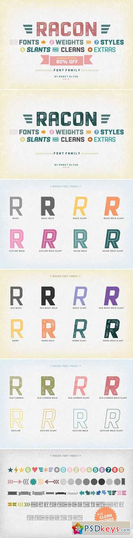 Racon Font Family 426987