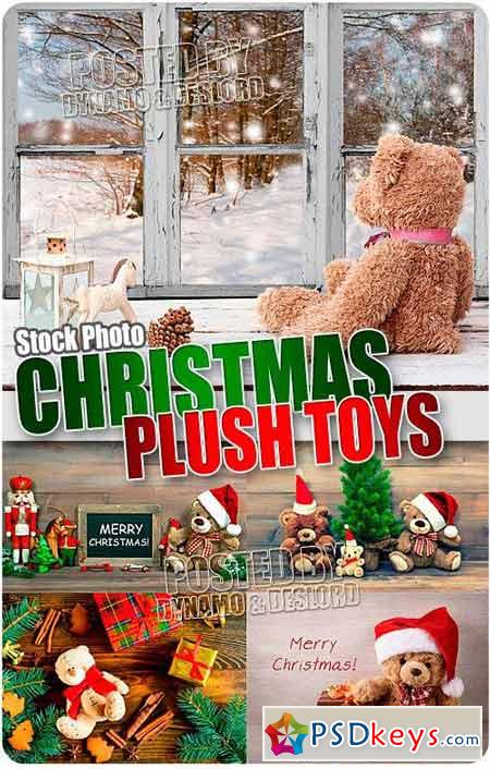 Christmas plush toys - UHQ Stock Photo