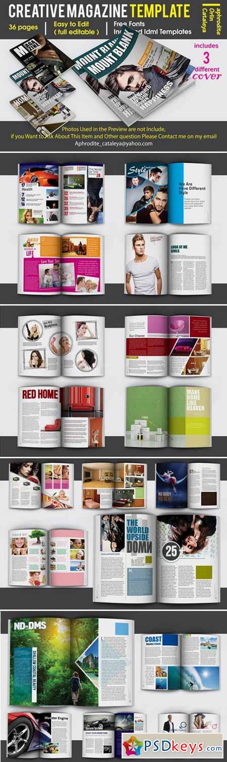 Creative Magazine Template 429364