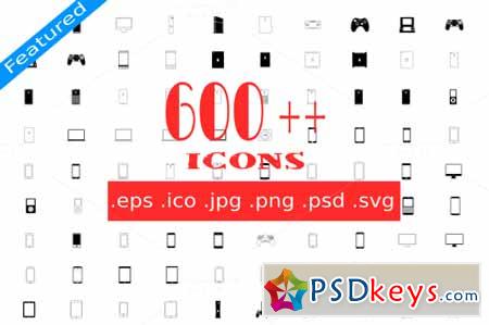 600++ Smartphone & Desktop Icons 409484
