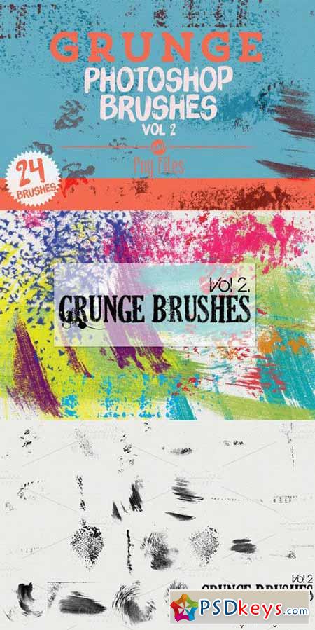 Grunge Photoshop Brushes Vol 2 16388
