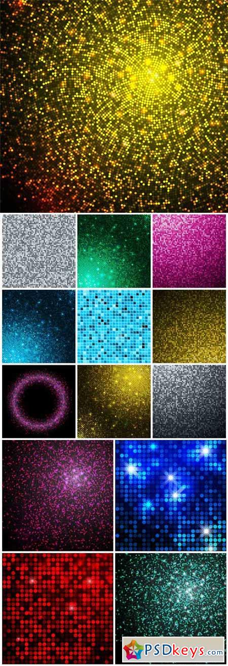 Shiny backgrounds, vector abstraction