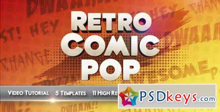 Retro Comic Pop - After Effects Projects