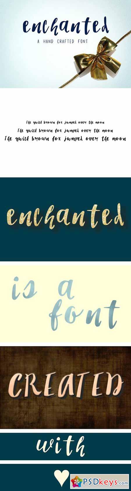 Enchanted - A Brush Script Font 432007
